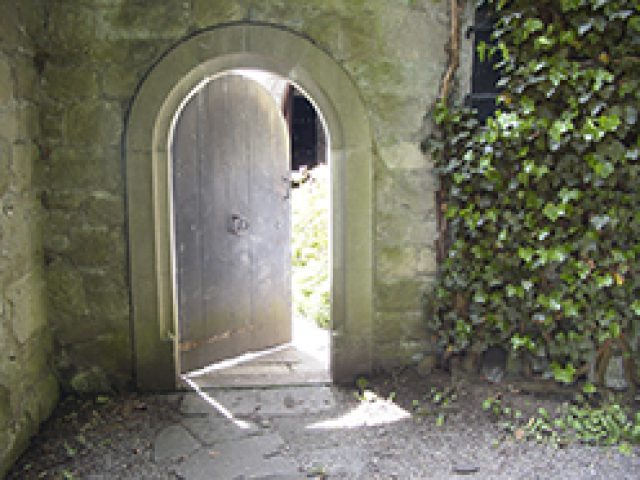 Tür zum Turm in Bollingen