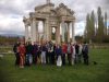 Alle vor dem Kiosk in Aphrodisias